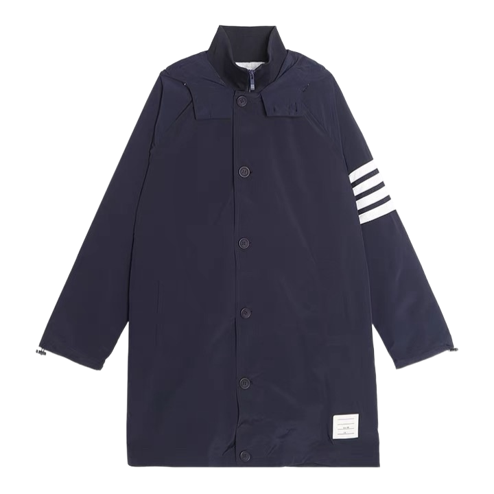Mid-length trench coat