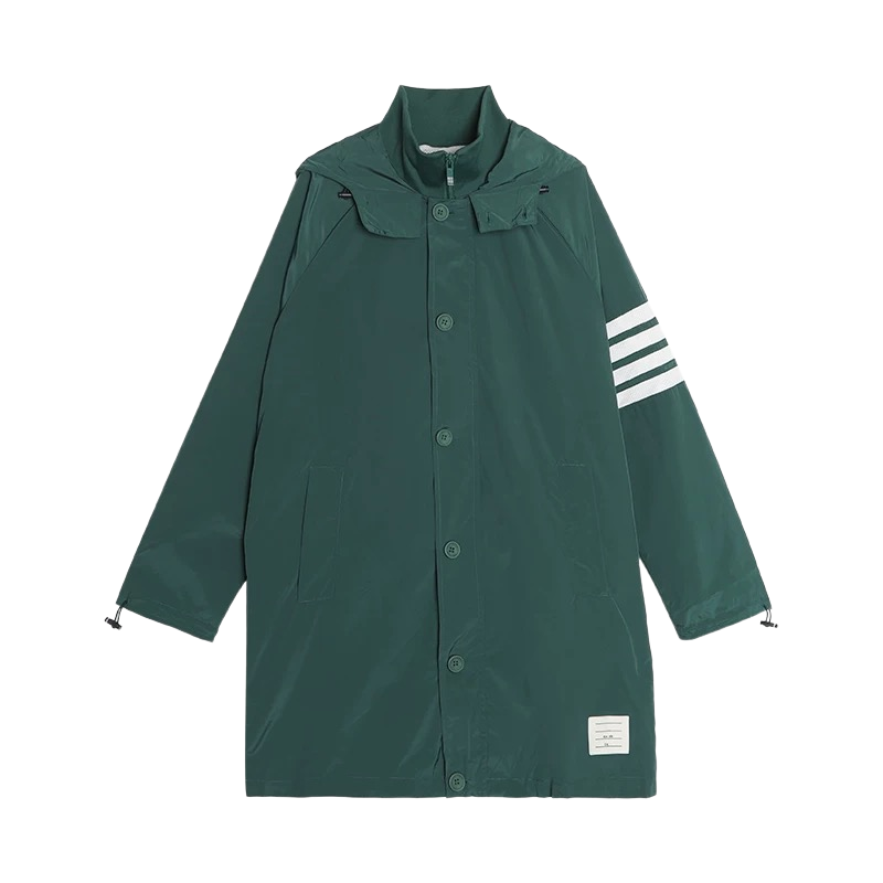 Mid-length trench coat