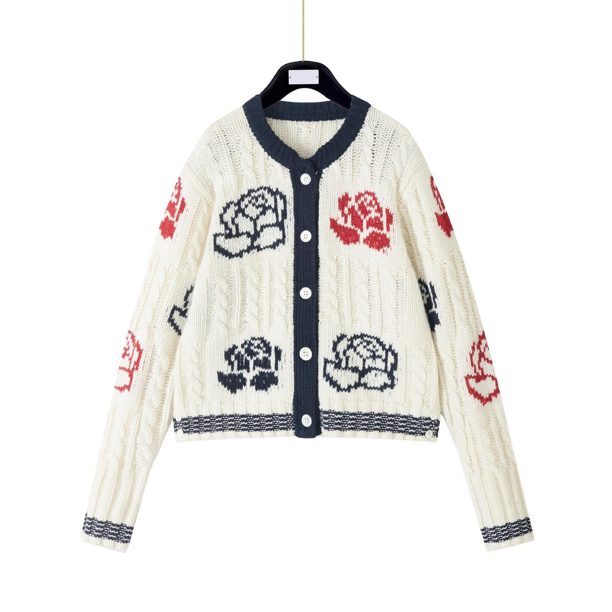 Rose Knit Cardigan