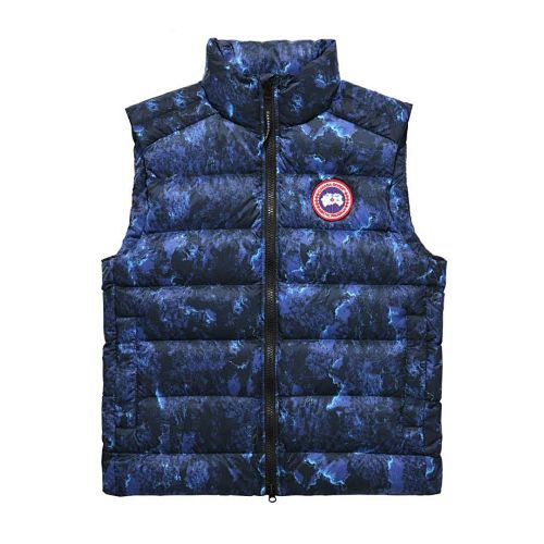 Canada Goose Navy Blue Camo Print Packable Down Jacket
