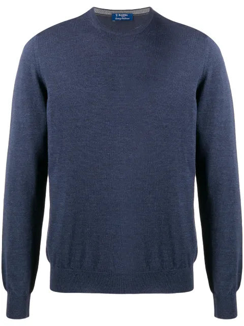 Barba crewneck wool jumper