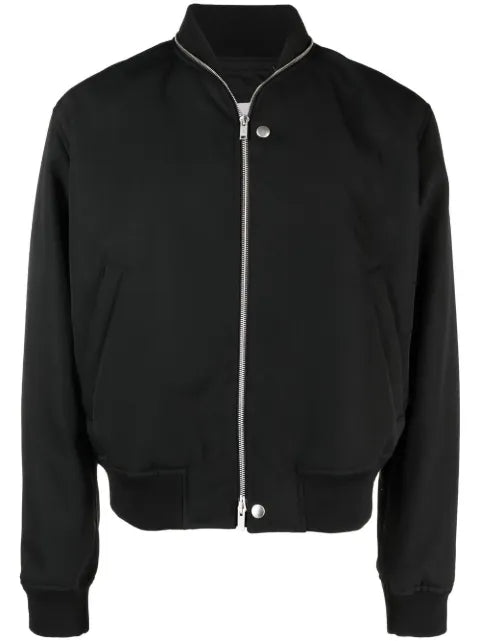 Jil Sander zipped wool bomber jacket