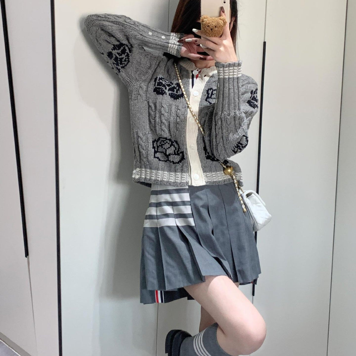 Rose Knit Cardigan