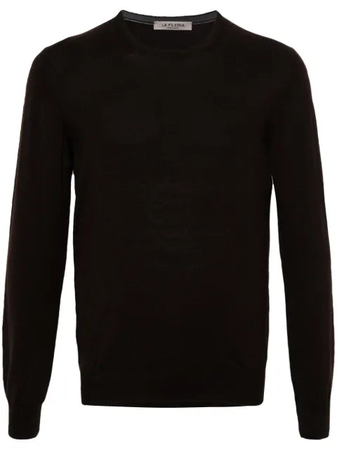 Fileria crew-neck virgin wool jumper