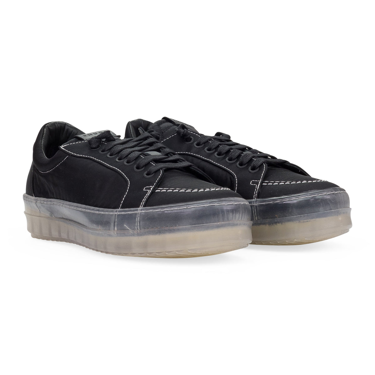 BLACK/TRANSLUCENT V1-LO SNEAKERS