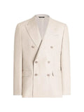 Dolce & Gabbana double-breasted linen fabric jacket