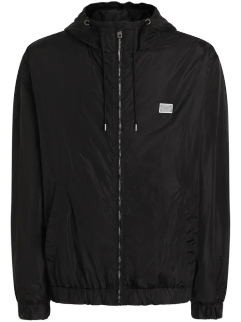 Dolce & Gabbana logo-plaque bomber jacket