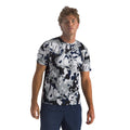 Camiseta Tee Aop para hombre color gris y negro