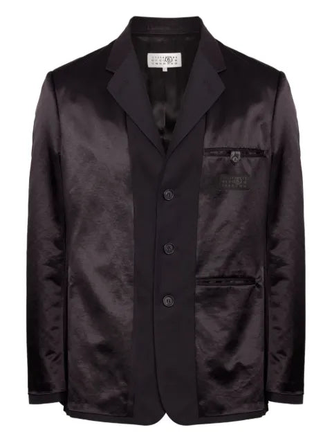 MM6 Maison Margiela satin-finish blazer