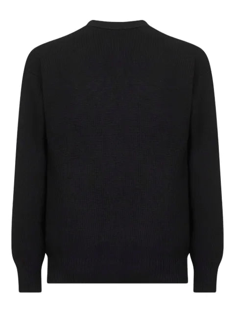 D4.0 V-neck wool cardigan