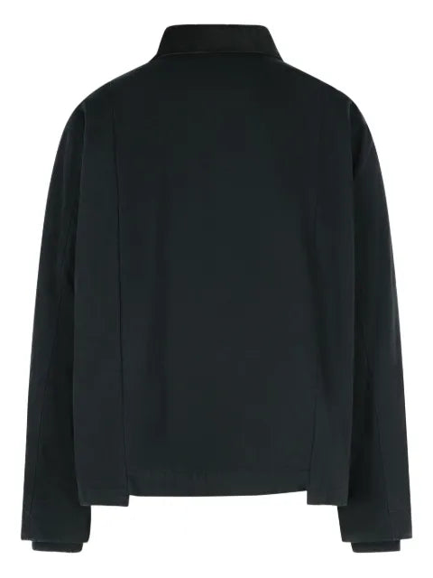 sacai corduroy-collar jacket