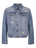 14BROS distressed pocket denim jacket