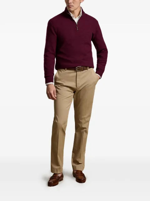 Ralph Lauren Purple Label Birdseye quarter-zip sweater