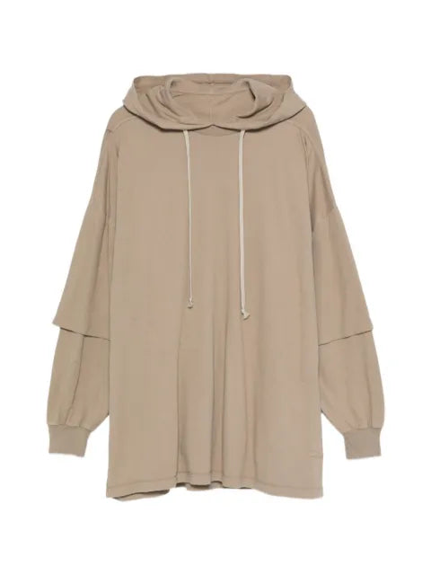 Rick Owens DRKSHDW Tommy Hustler layered hoodie