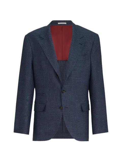Brunello Cucinelli Prince of Wales deconstructed blazer