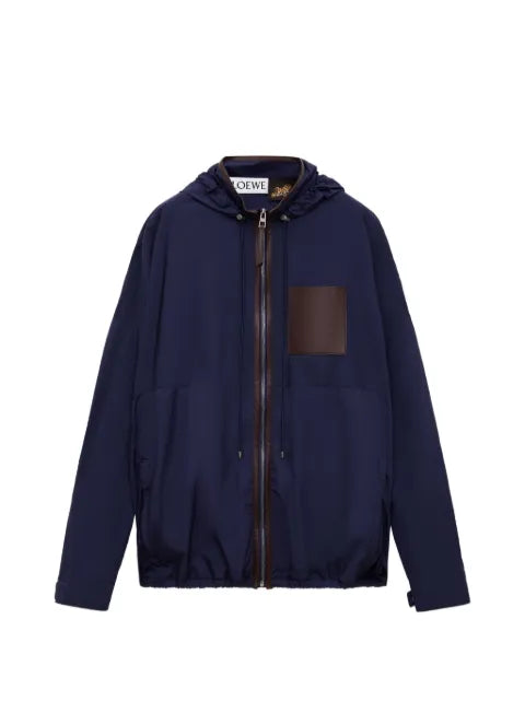 LOEWE hooded jacket in technical shell