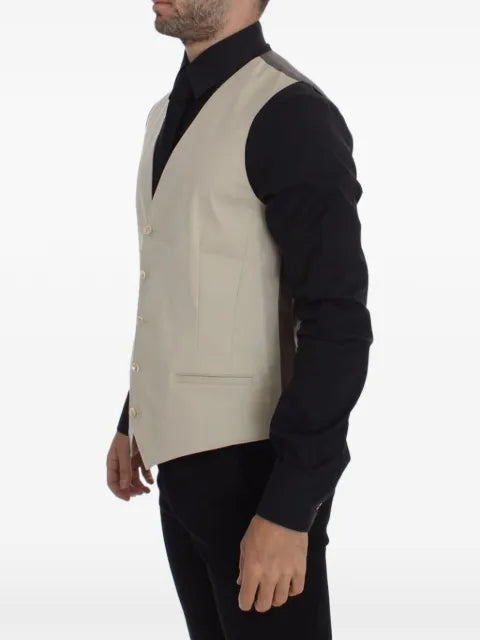 Dolce & Gabbana V-neck button-up vest