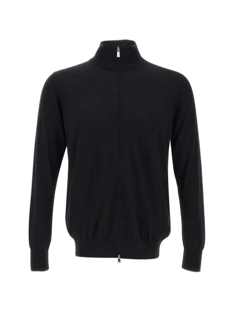 Della Ciana zip-up knitted cardigan