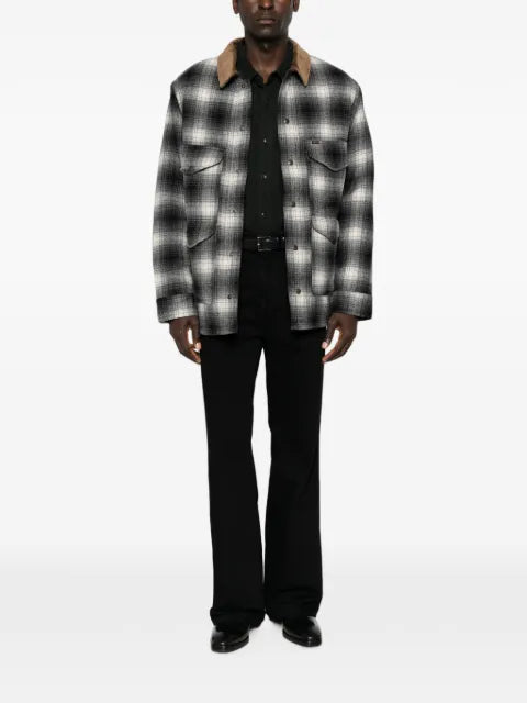 Filson long-sleeve checked overshirt