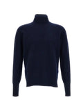 Drumohr jersey-knit roll-neck sweater