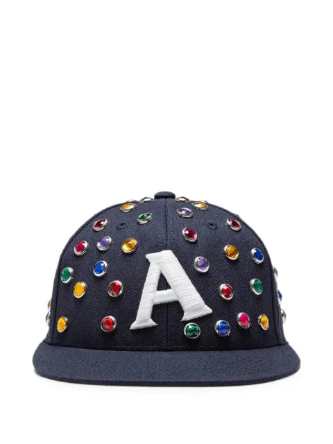 Anti Social Social Club crystal-embellished baseball cap