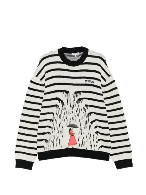 House of errors striped-pattern sweater