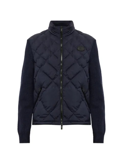 Burberry Dunsbury panelled puffer jacket