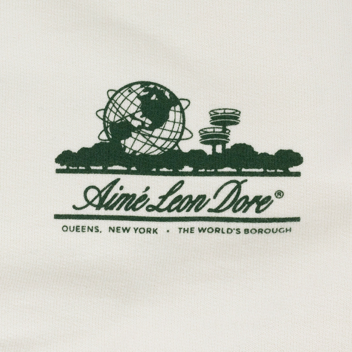 White Unisphere Crewneck Sweatshirt