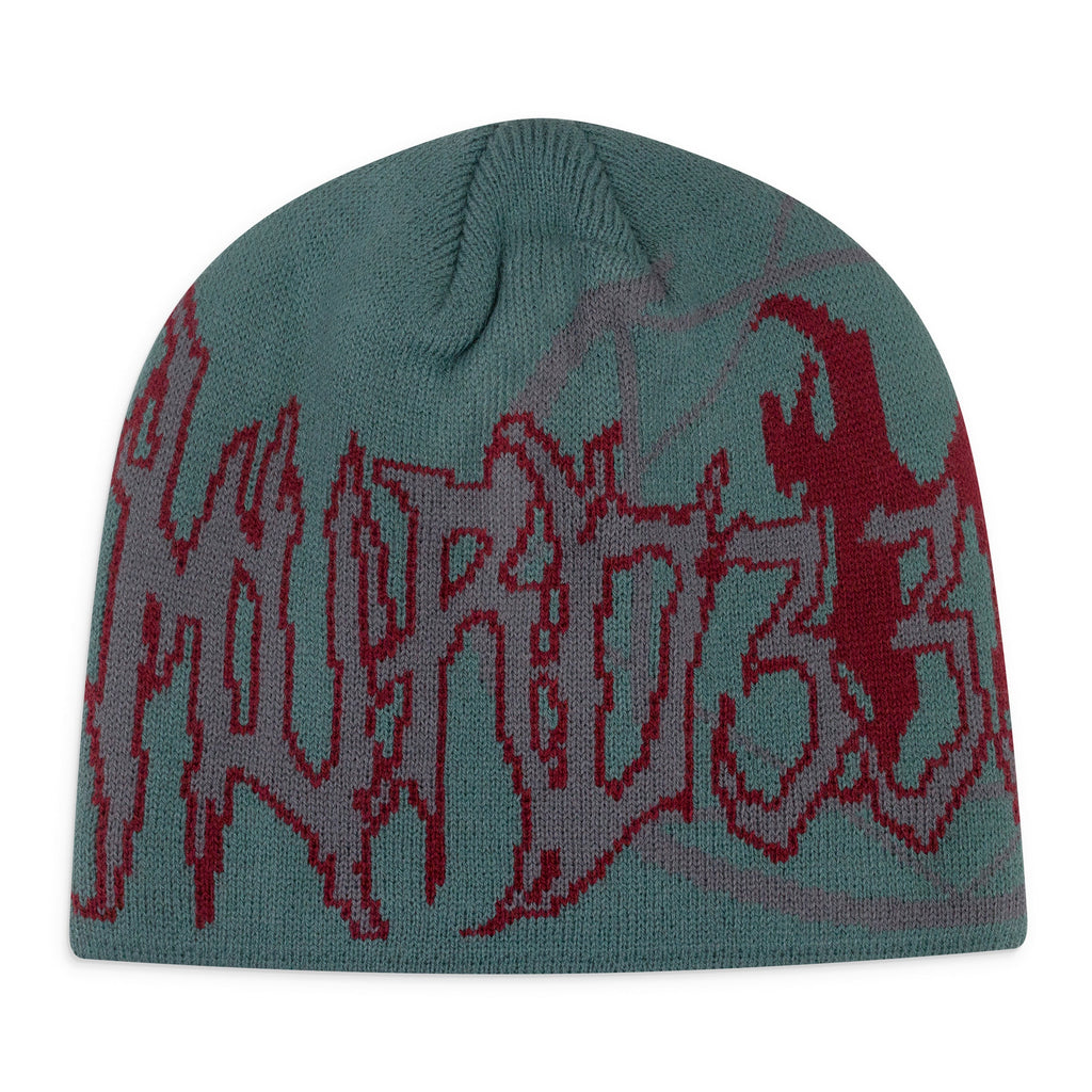Green/Red Skully Beanie