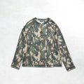 Chet Rock Trek Waffle Top: Green Camouflage