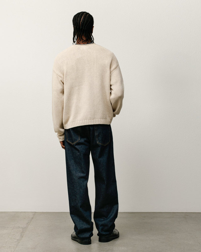 ROLL V NECK SWEATER