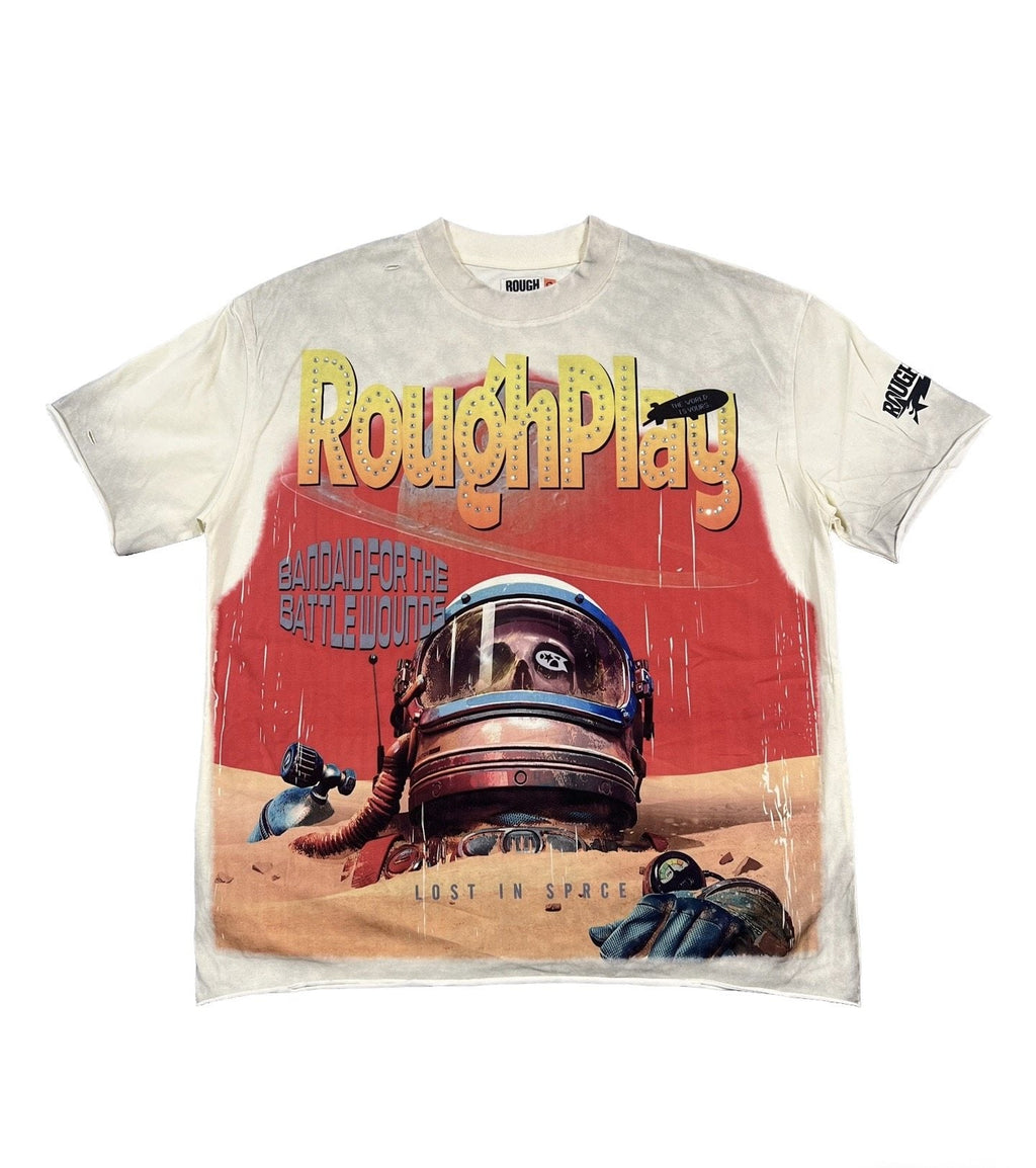 Rough Play Astronaut Graphic Short-Sleeve T-Shirt