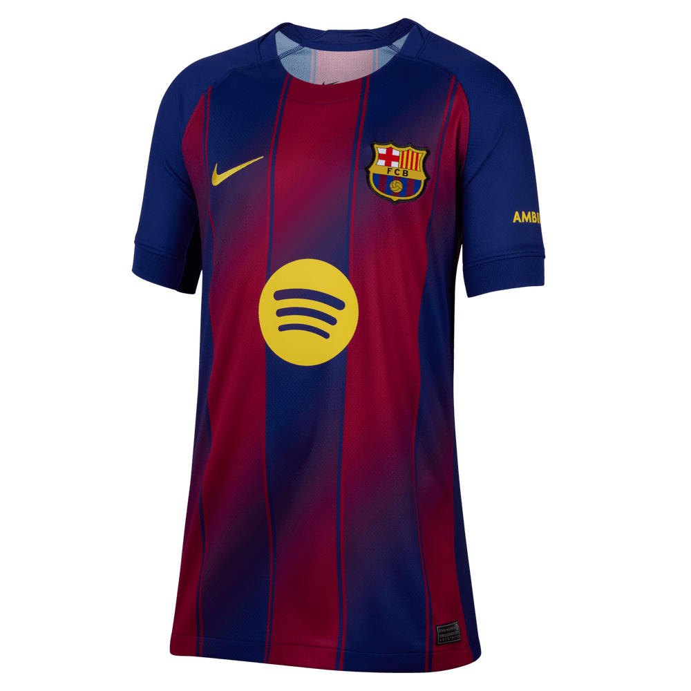 Kids Nike FC Barcelona 2025/26 Stadium Home Jersey