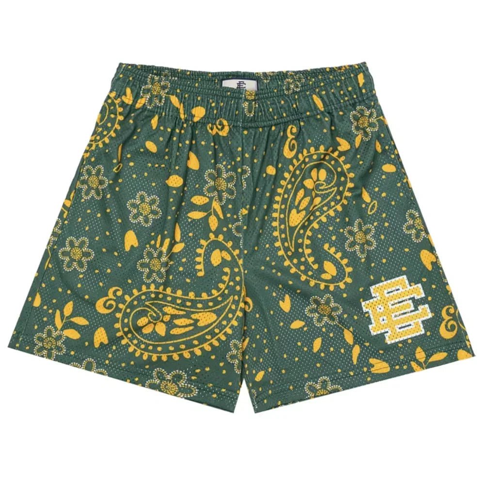 Eric Emanuel EE Basic Short Green Paisley